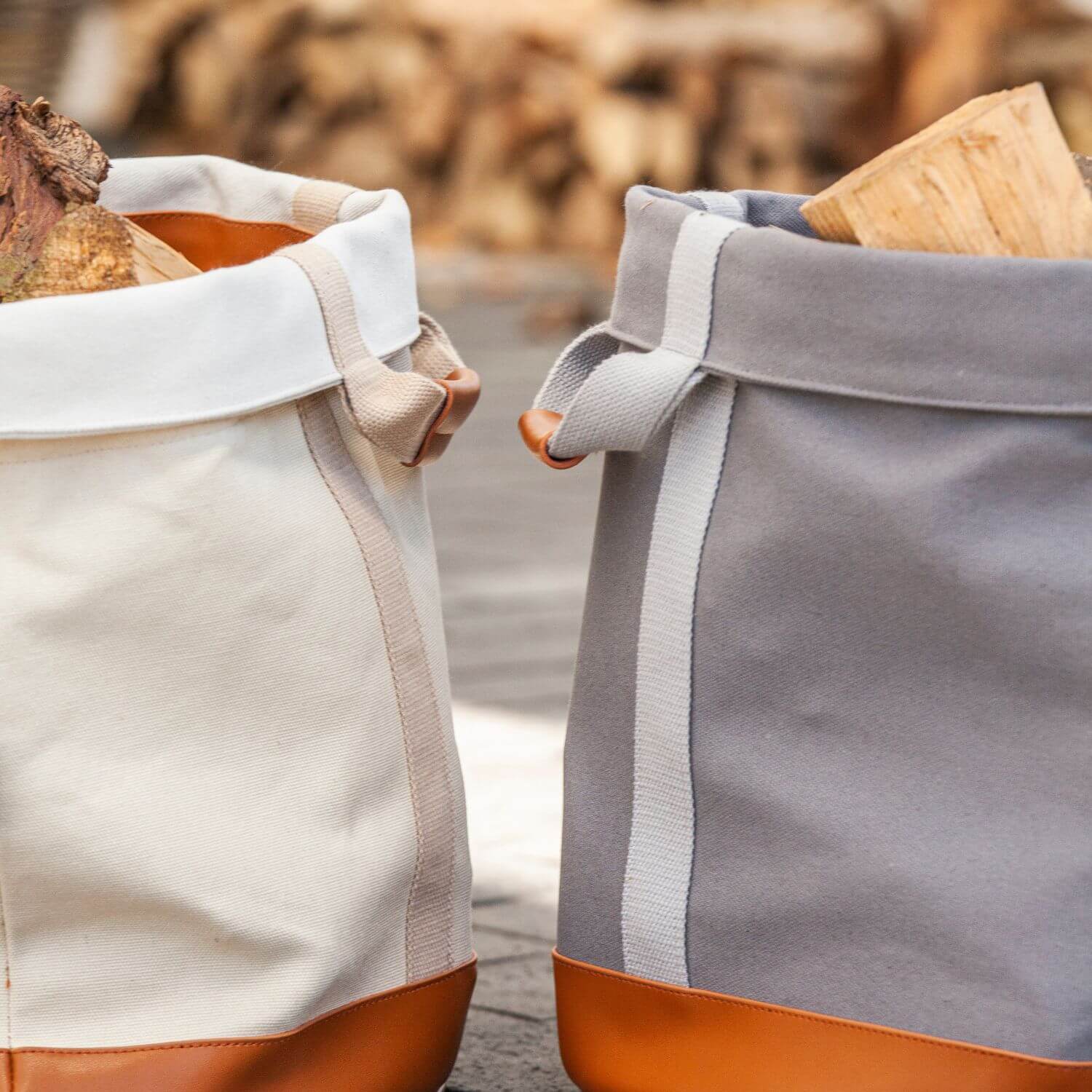 aduro-proline-holztasche-grau-aus-kanevas-und-leder image 5