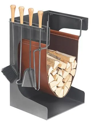 hark-kaminbesteck-anthrazit-mit-buche-griffen image 1
