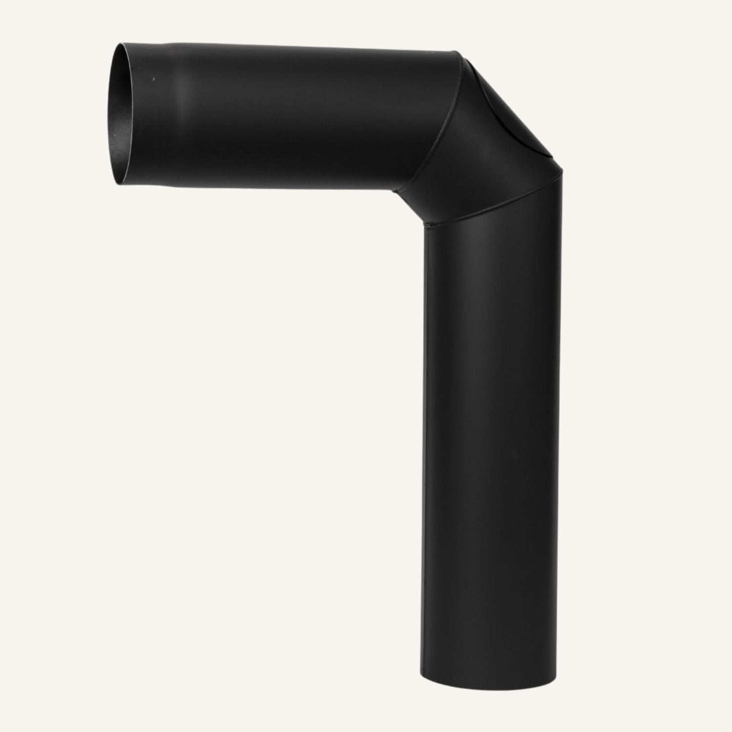aduro-rauchrohrknie-mit-reinigungs-ffnung-2x45-schwarz-metallic image 1