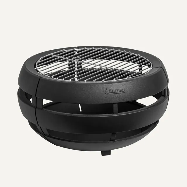 aduro-feuerschale-aus-gusseisen-mit-grillrost image 1