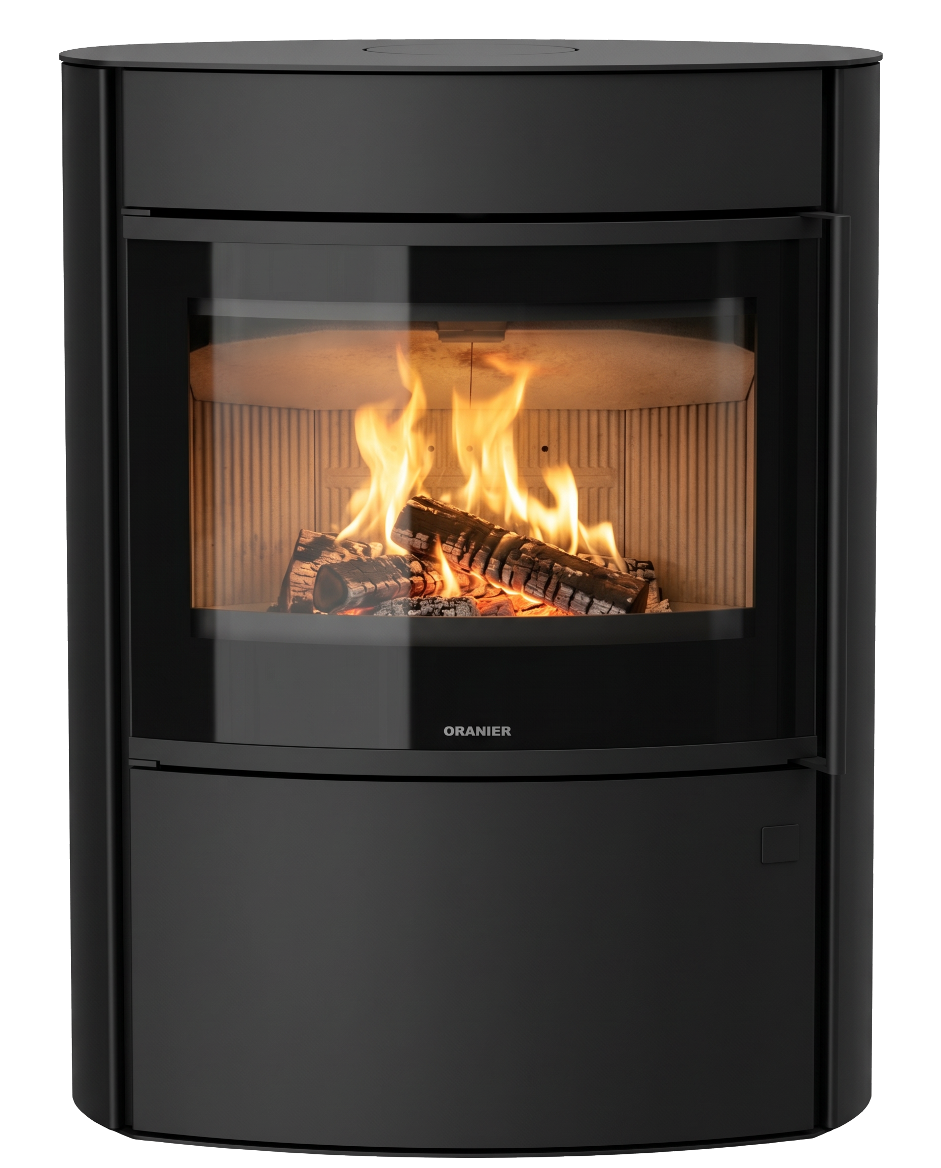 oranier-feras-kaminofen-holz-50-cm-feuerbeton-wei image 1