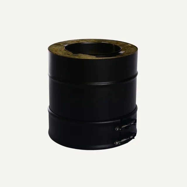 aduro-isolierte-l-ngensektion-0-25-m-schwarz-schornstein-verl-ngerung image 1