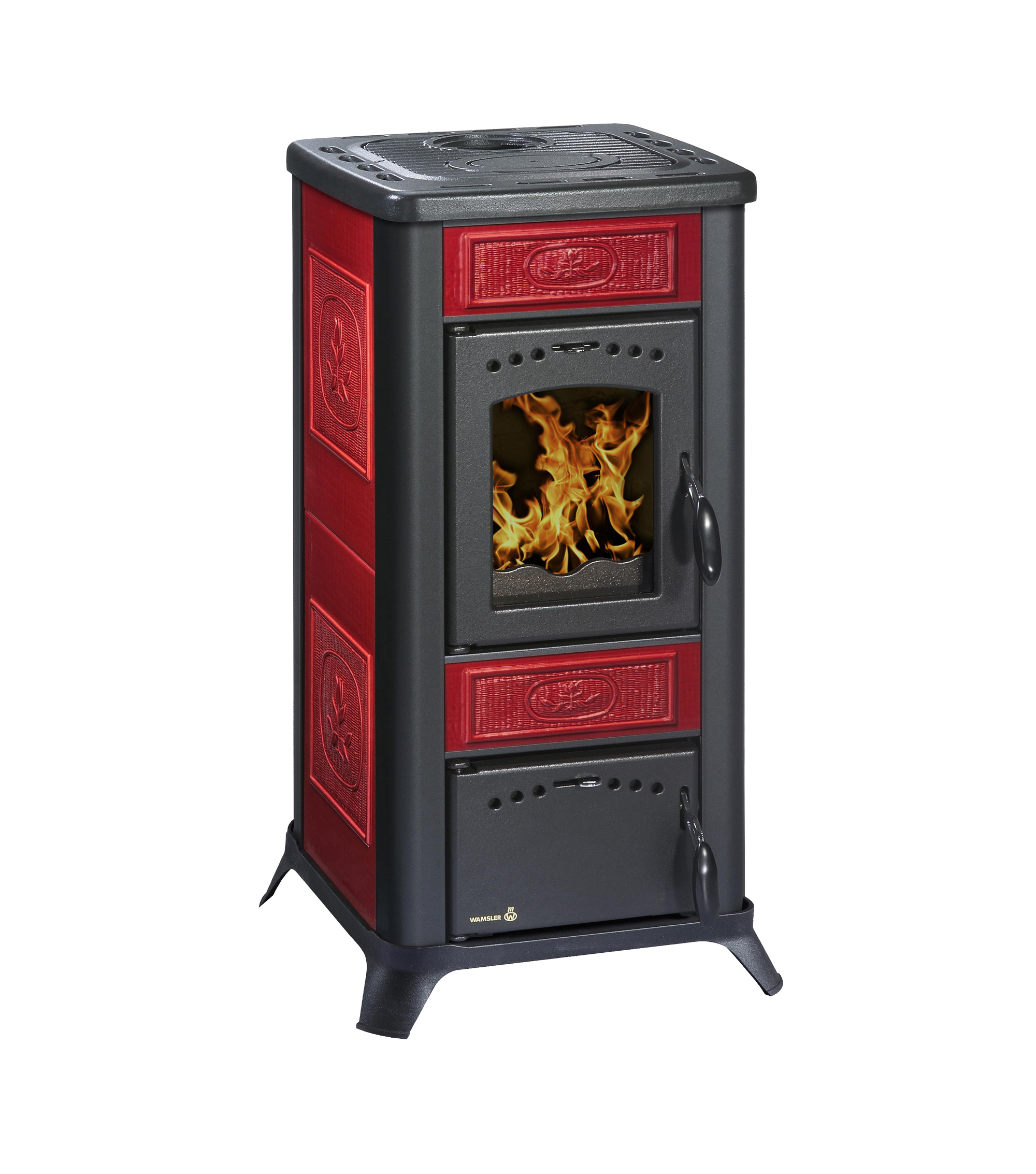 wamsler-romantik-ii-kaminofen-keramik-bordeaux-5-6-kw image 1
