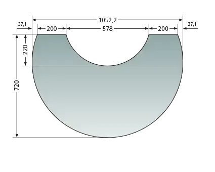 oranier-glas-vorlegeplatte-1052-2-x-500-mm image 1