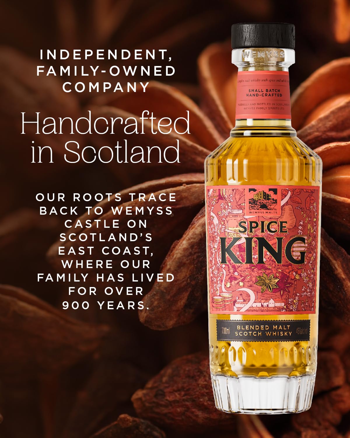 wemyss-malts-spice-king-blended-malt-scotch-whisky-0-7-l-46-in-geschenkbox image 2