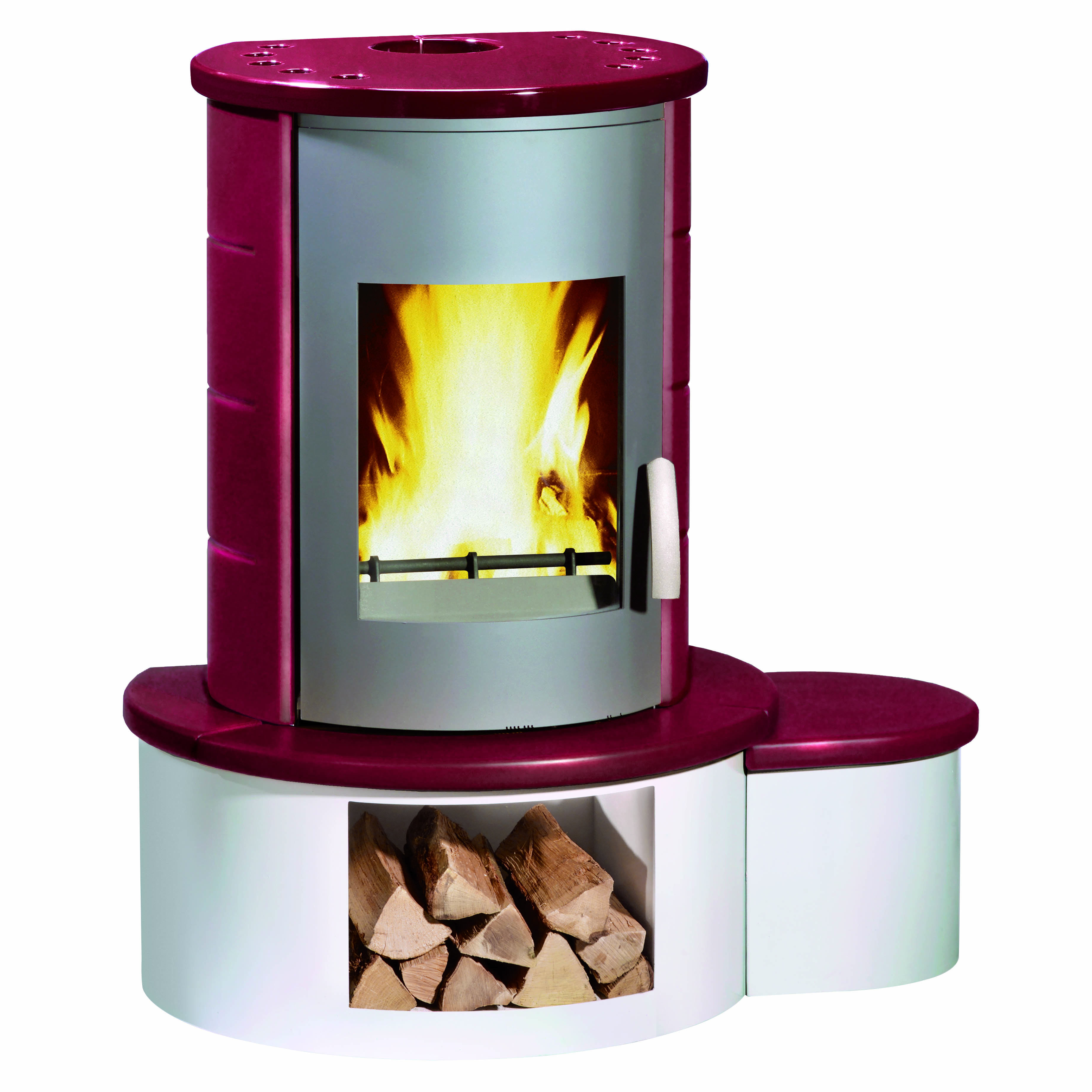 wamsler-rona-kachelkaminbausatz-bordeaux-8-kw image 1