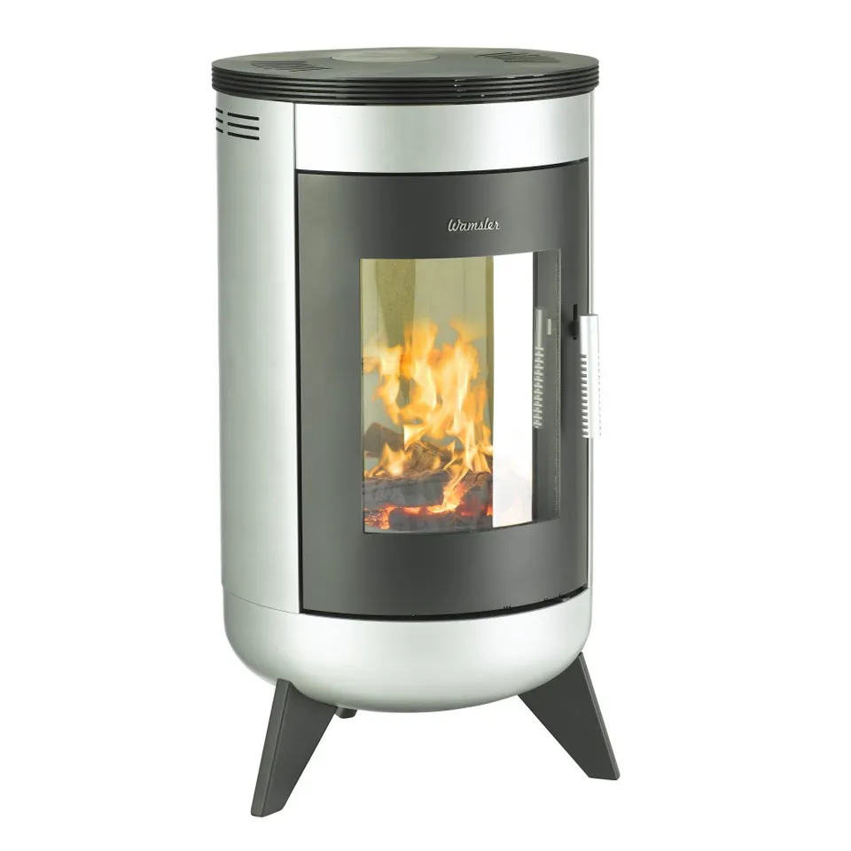 wamsler-metropolitan-silber-kaminofen-7-kw image 1
