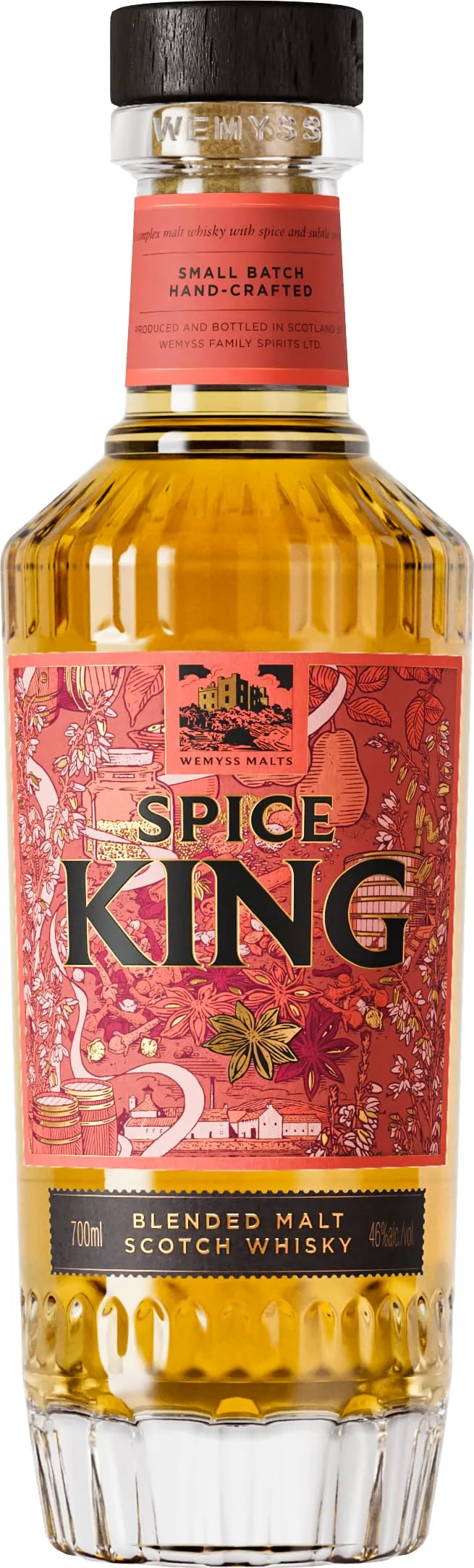 wemyss-malts-spice-king-blended-malt-scotch-whisky-0-7-l-46-in-geschenkbox image 1