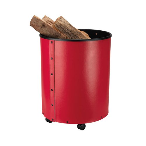 hark-holzkorb-mit-rollen-leder-rot image 3