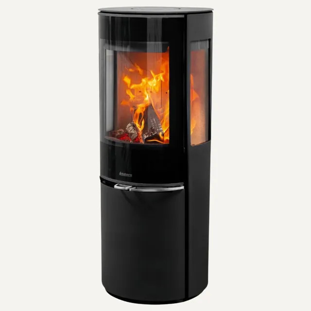 aduro-22-5-lux-hoher-kaminofen-mit-180-feuerblick-und-glas-t-r image 1