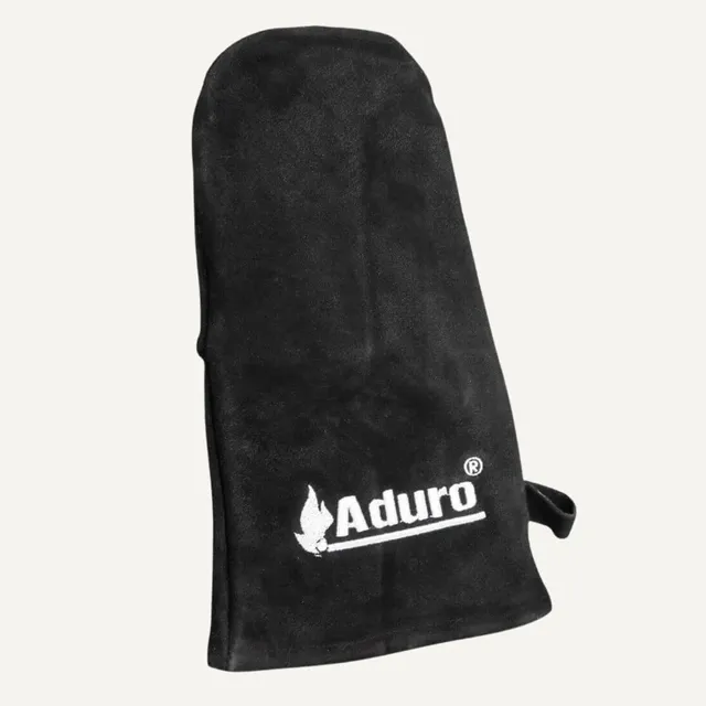 aduro-grillhandschuh-kaminhandschuh-aus-leder-schwarz image 1