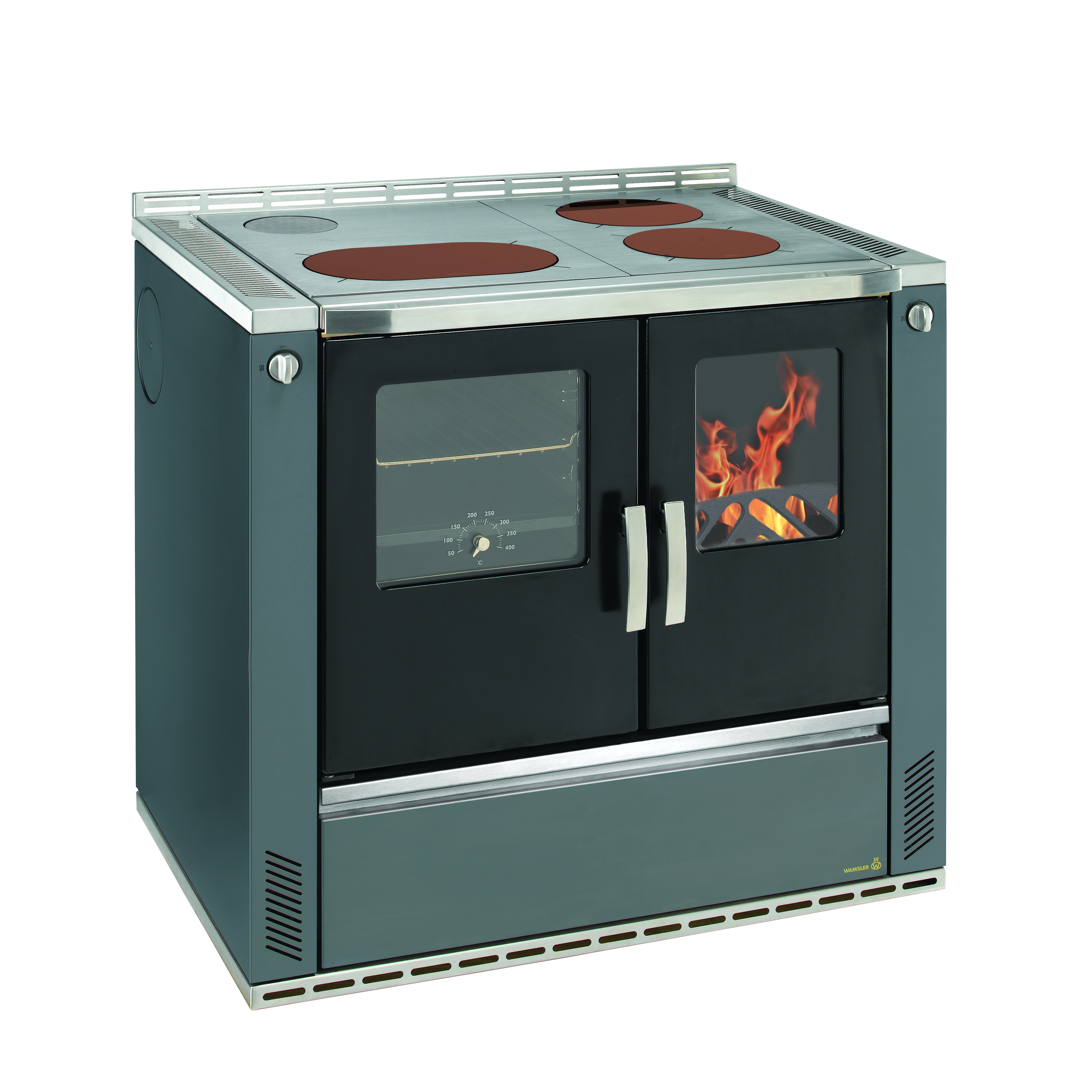 wamsler-w3-serie-w3-90-holzherd-anthrazit-metallic-8-kw image 1