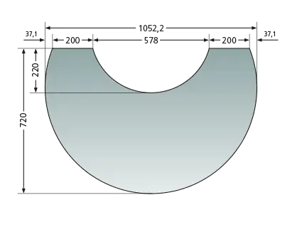 oranier-glas-vorlegeplatte-1052-2-x-500-mm image 1