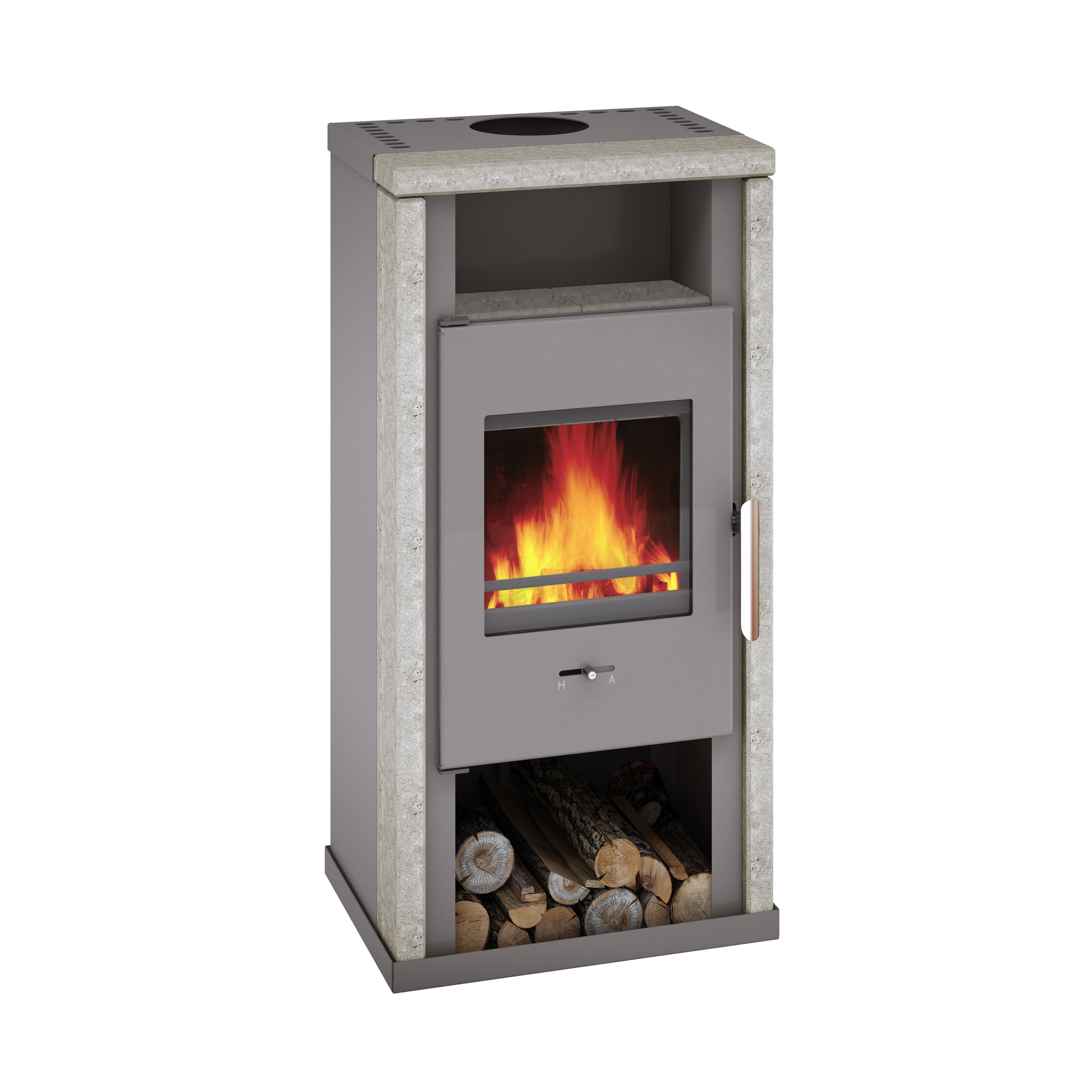 wamsler-eres-kaminofen-1-10-m-mit-holzlager image 1