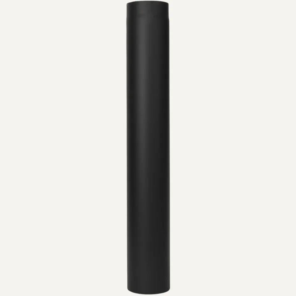 aduro-rauchrohrverl-ngerung-1000-mm-ofenrohr-schwarz-metallic image 1