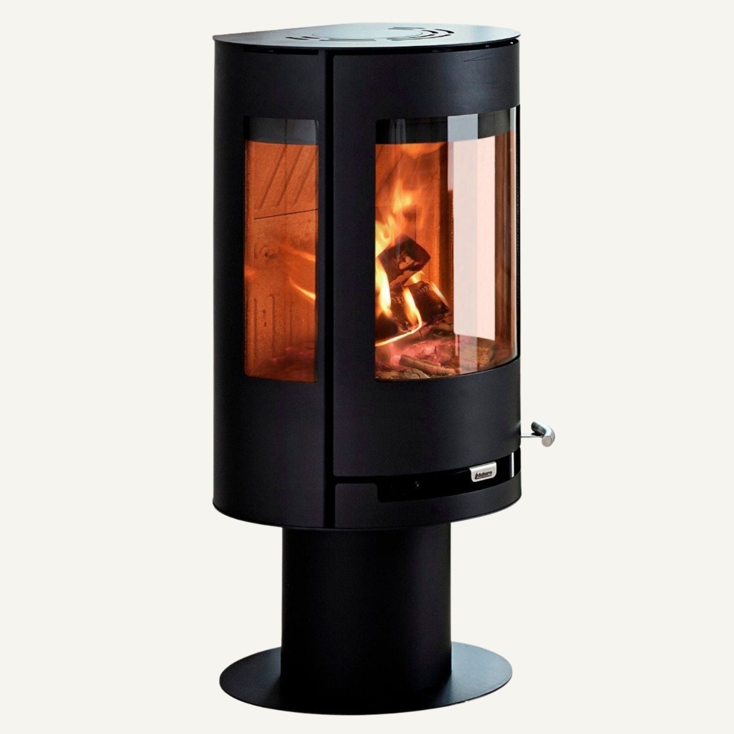 aduro-9-3-kaminofen-mit-sockel-und-seitenverglasung image 1