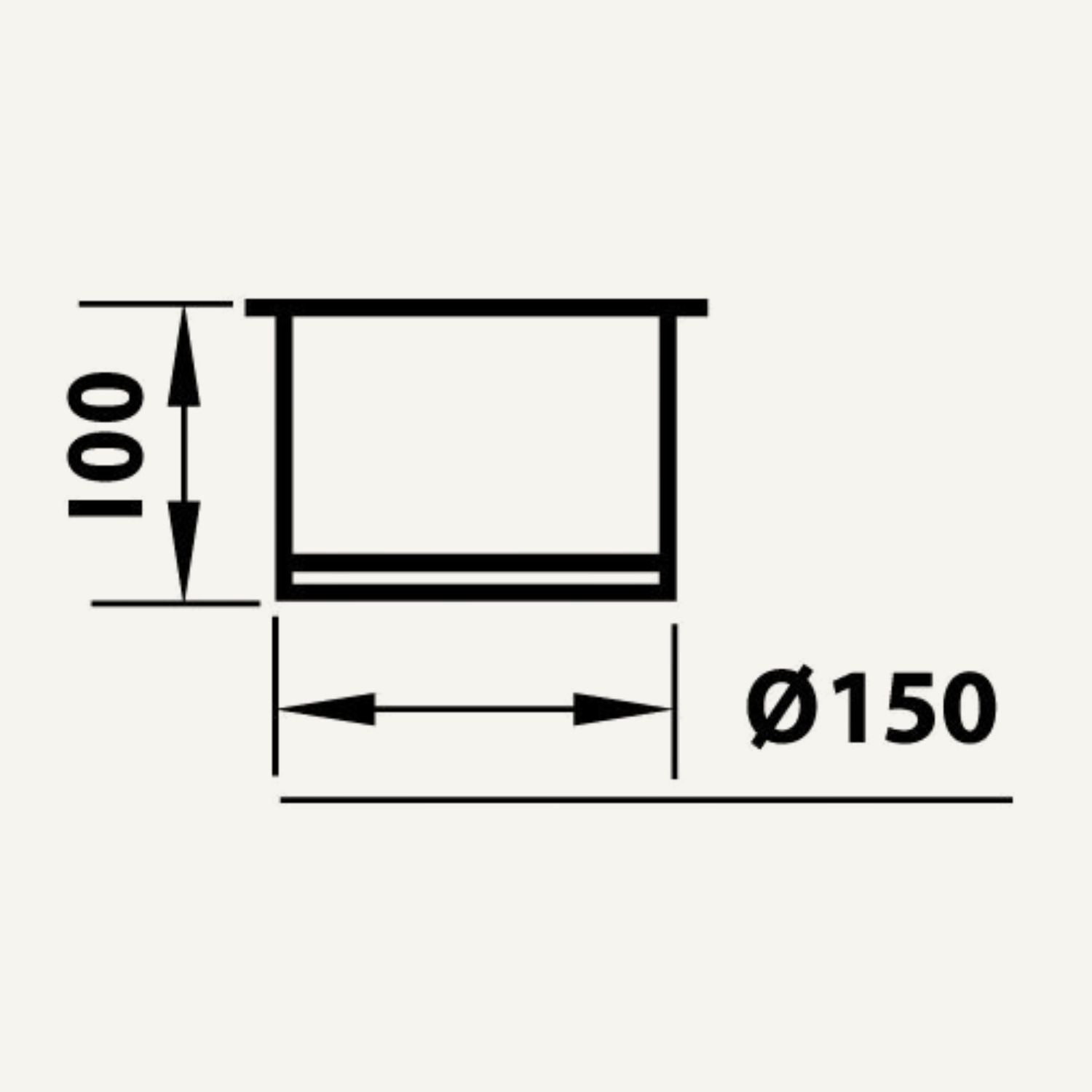 aduro-wandmuffe-doppelt-100-mm-schwarz image 2