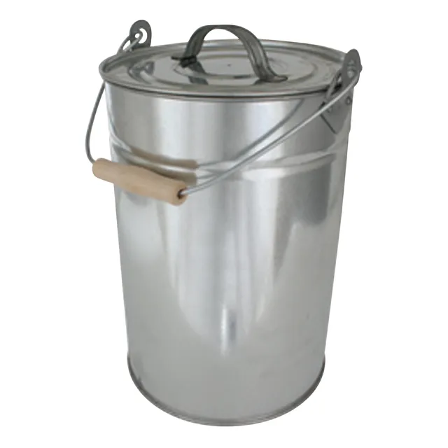 hark-ascheeimer-mit-deckel-verzinkt-14-liter image 1