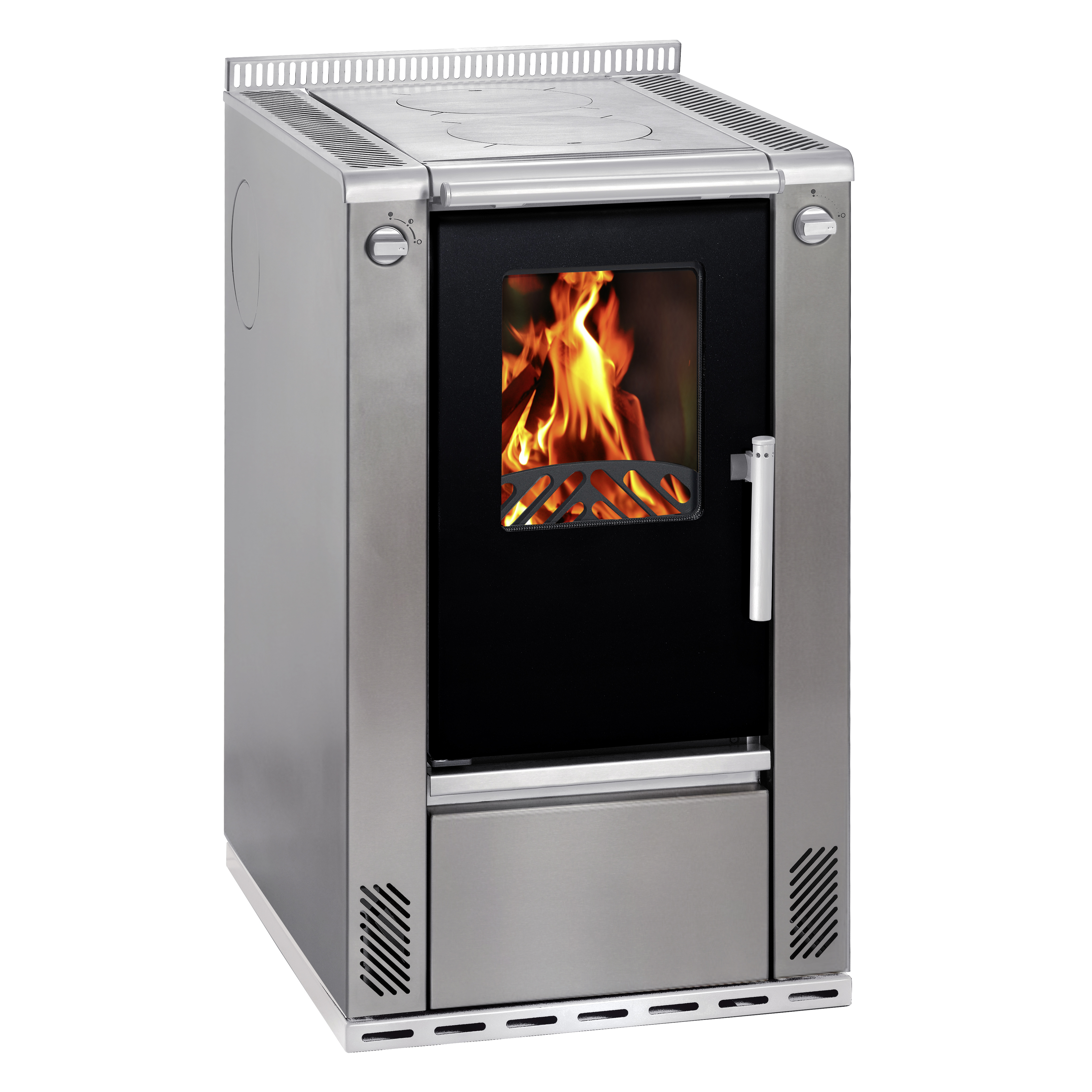 wamsler-w1-serie-w1-50-holzherd-edelstahl-6-kw-dauerbrand image 1