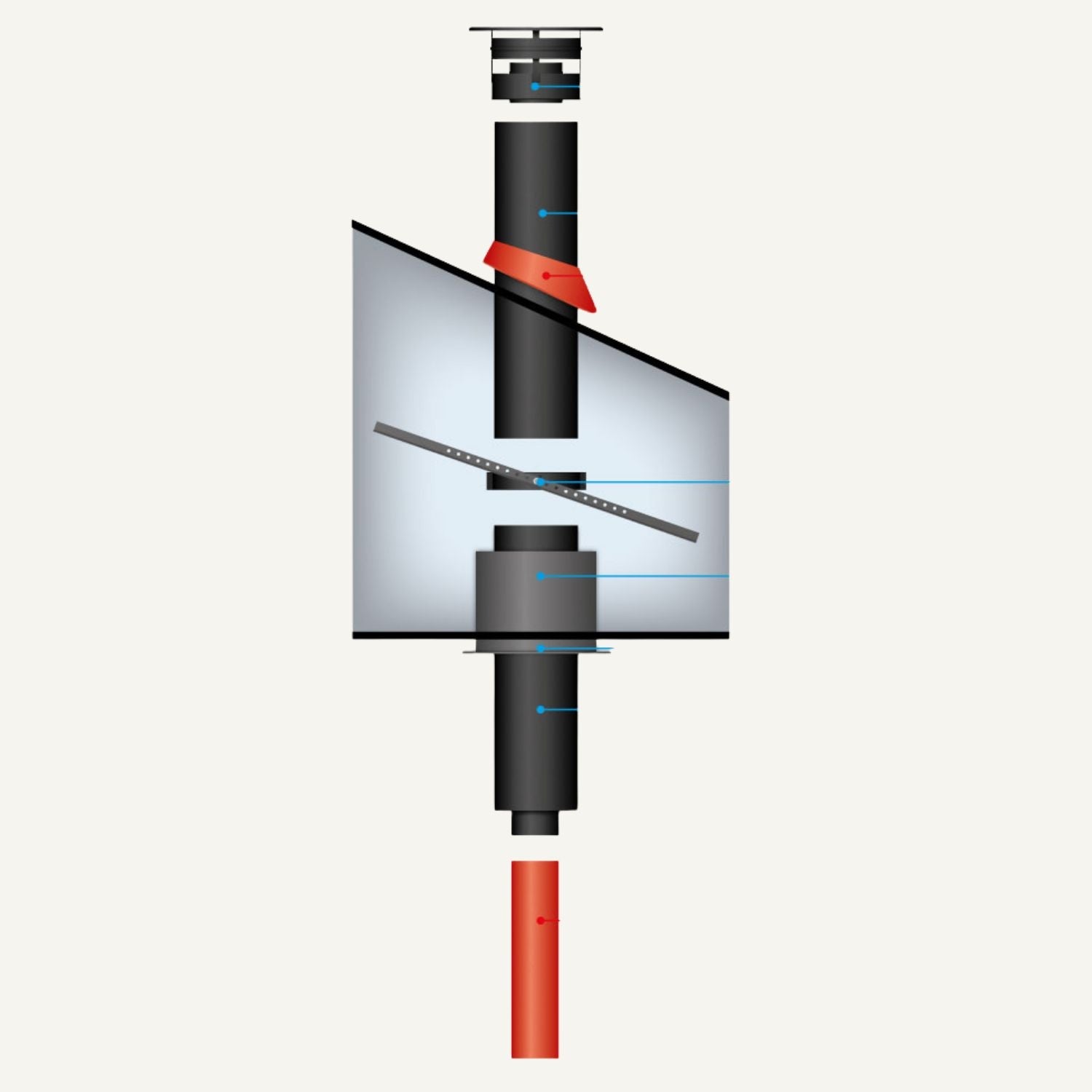 aduro-schornsteinpaket-basis-kaminbausatz-isoliert image 2