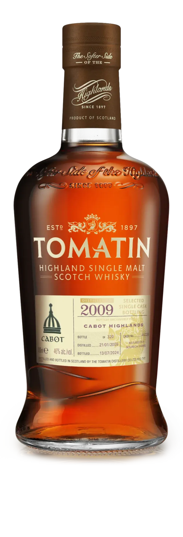 tomatin-cabot-highlands-15-jahre-single-malt-scotch-whisky-bourbon-barrel image 1
