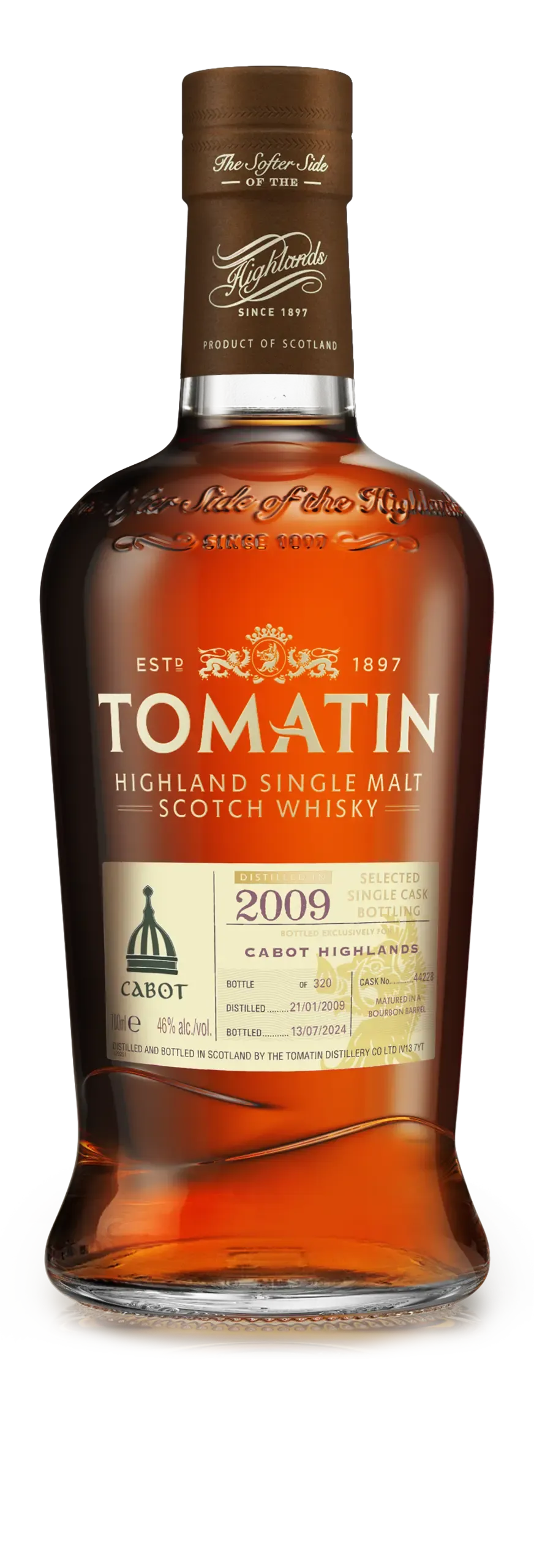 tomatin-cabot-highlands-15-jahre-single-malt-scotch-whisky-bourbon-barrel image 1