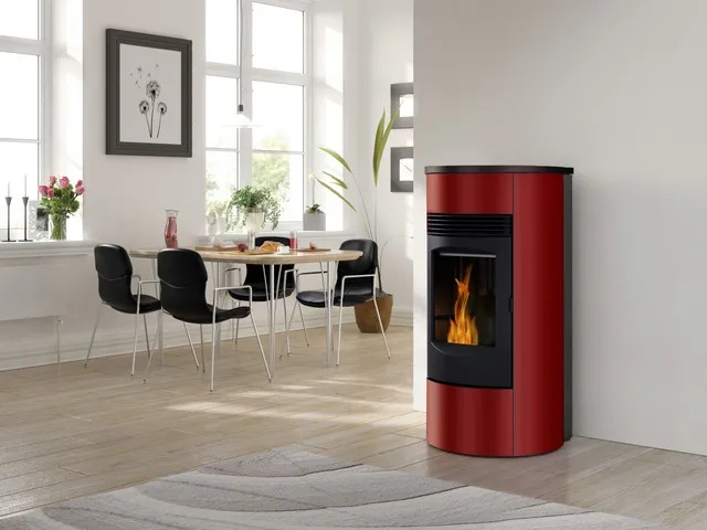 wamsler-westminster-po-81-pelletofen-rosso image 1
