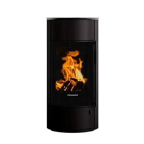 oranier-polar-neo-pureblack-w-kaminofen-deepblack image 1