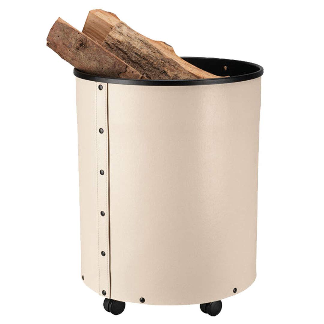 hark-holzkorb-mit-rollen-leder-creme image 1