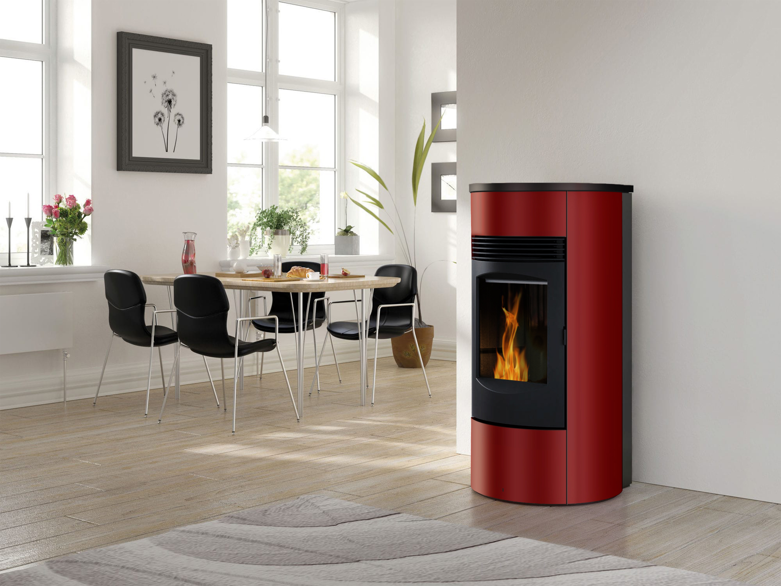 wamsler-westminster-po-81-pelletofen-rosso image 1
