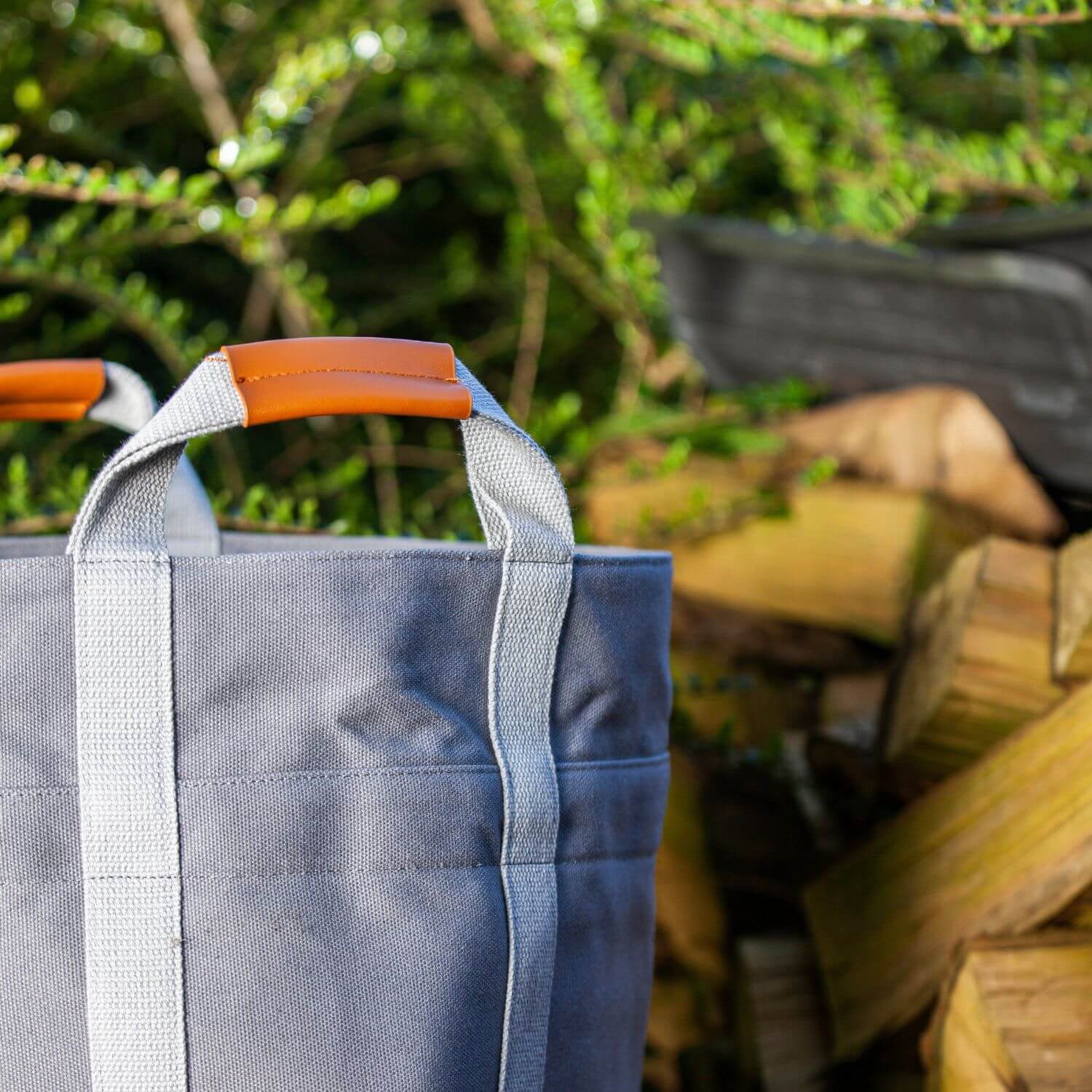 aduro-proline-holztasche-grau-aus-kanevas-und-leder image 4