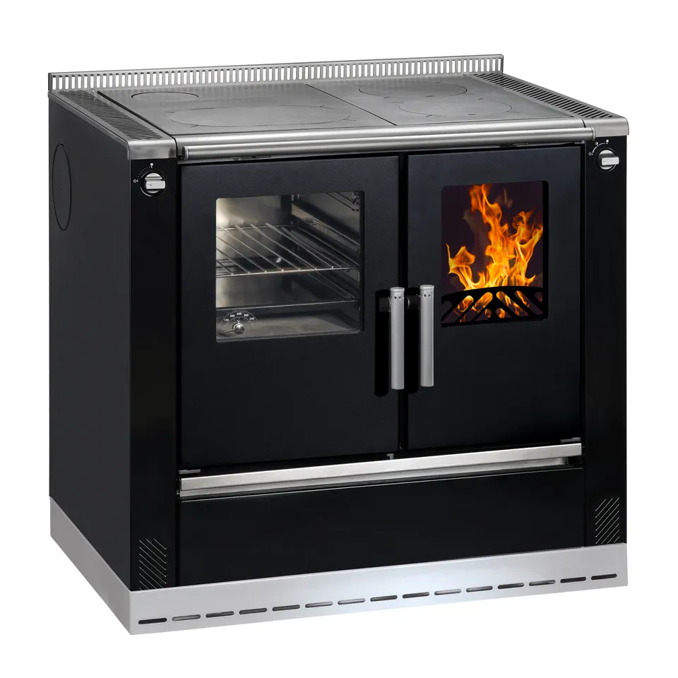 wamsler-w1-90-holzherd-schwarz-8-kw-mit-bratrohr image 1
