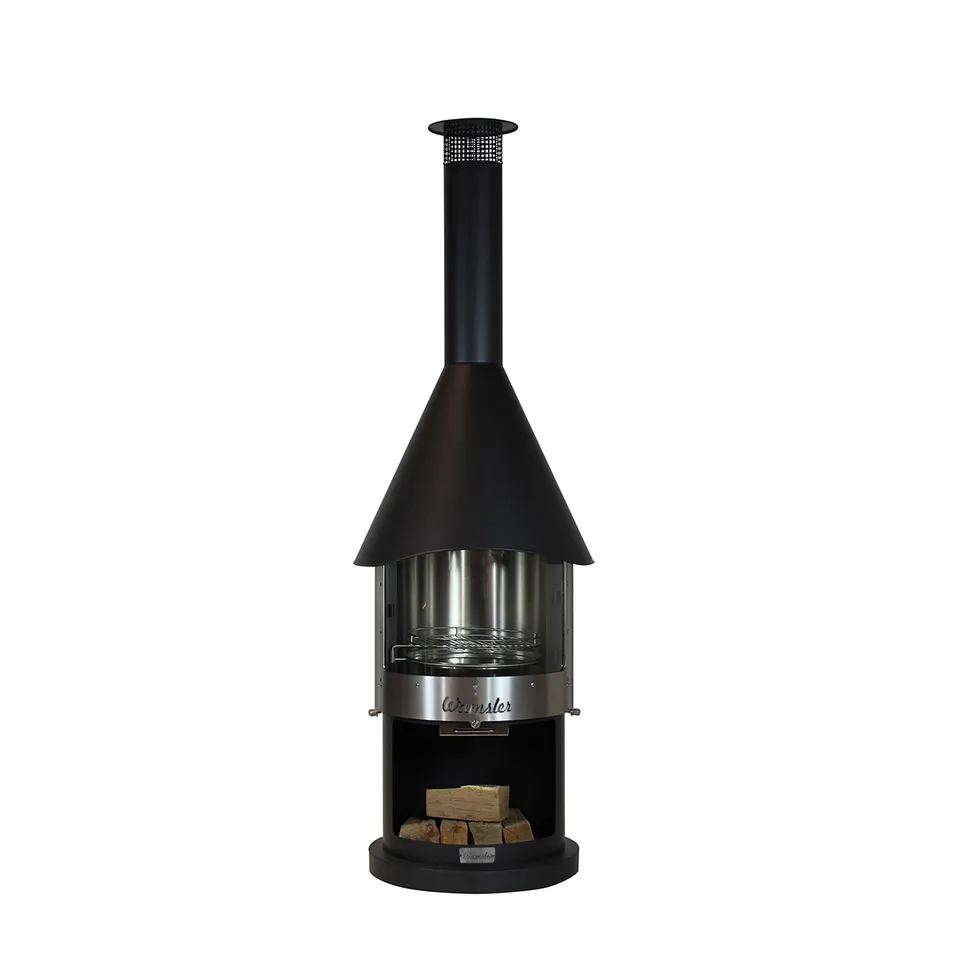 wamsler-prestige-70gl-grill-und-gartenkamin-edelstahl-mobil image 1