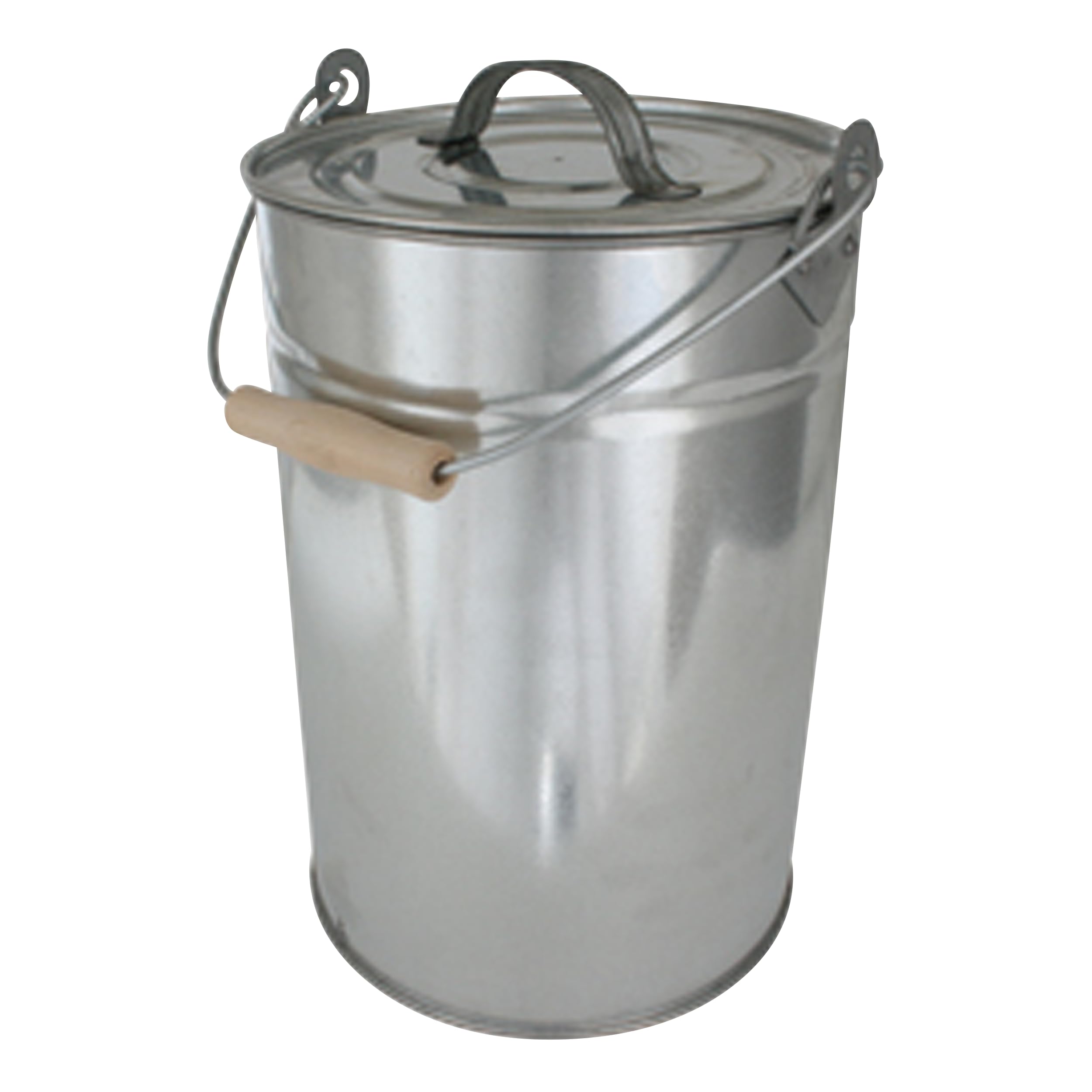 hark-ascheeimer-mit-deckel-verzinkt-14-liter image 1