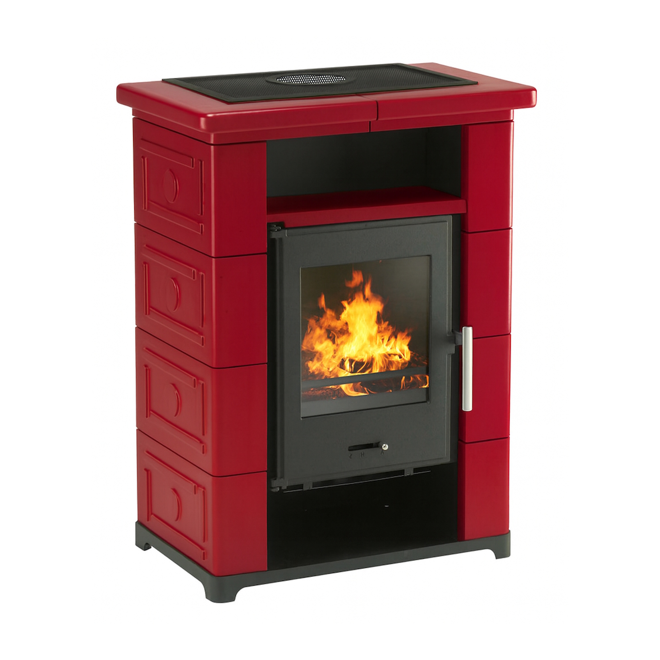 wamsler-montafon-kaminofen-keramik-bordeaux-7-kw image 1