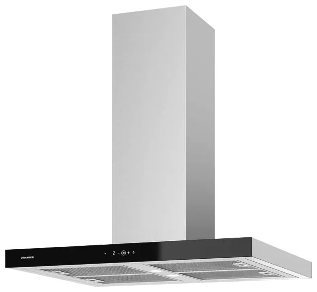 oranier-isola90e1-inselhaube-90-cm-edelstahl-mit-lightup-display image 1