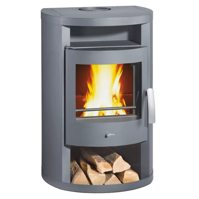 wamsler-radiant-kaminofen-6-kw-stahl-gussgrau image 1