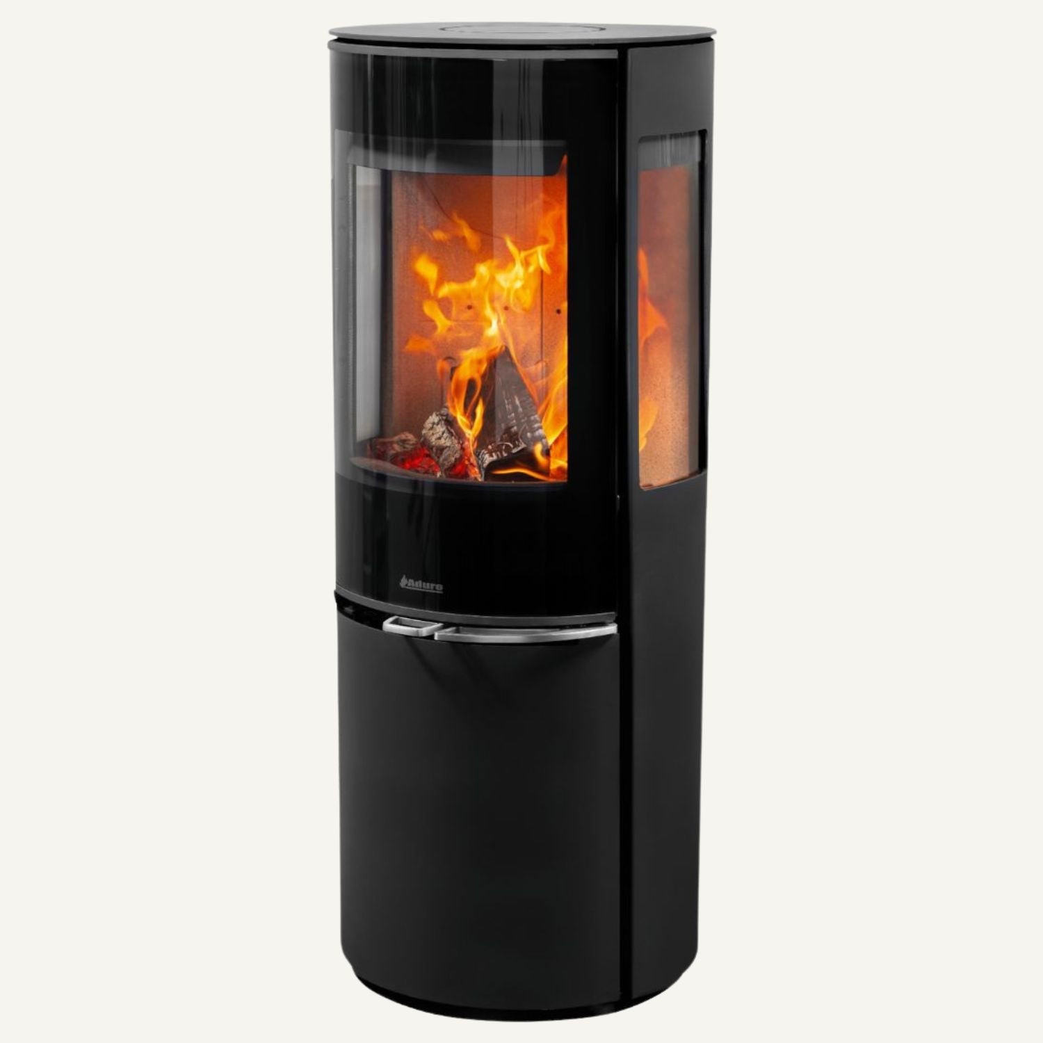 aduro-22-5-lux-hoher-kaminofen-mit-180-feuerblick-und-glas-t-r image 1