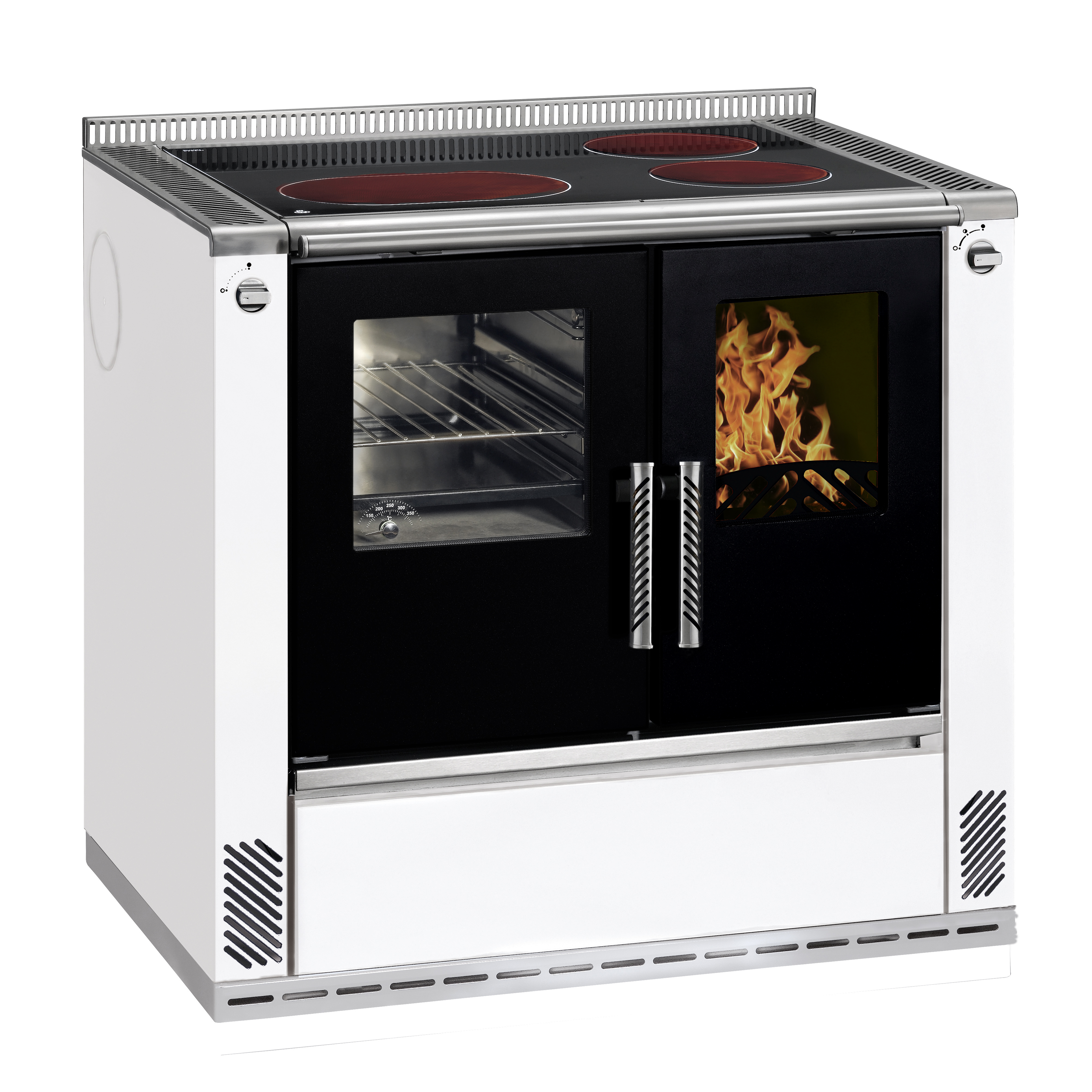 wamsler-w1-90-weiss-holzherd-8-kw-mit-bratrohr image 1