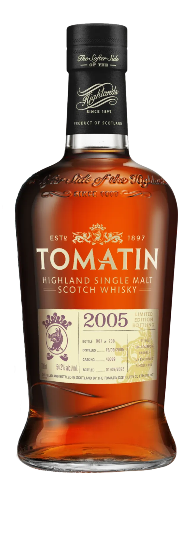 tomatin-2005-uk-exclusive-bourbon-single-cask-single-malt-whisky image 1