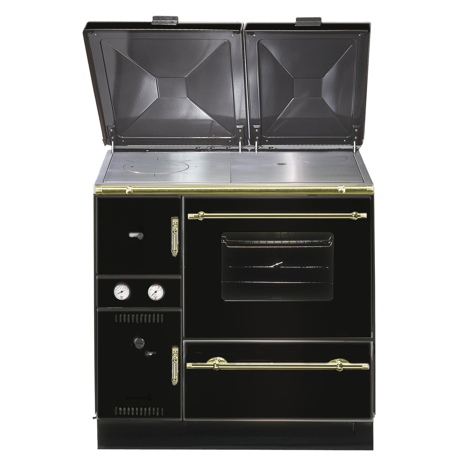 wamsler-k-148-cl-schwarz-wasserf-hrender-holzherd-23-kw image 1