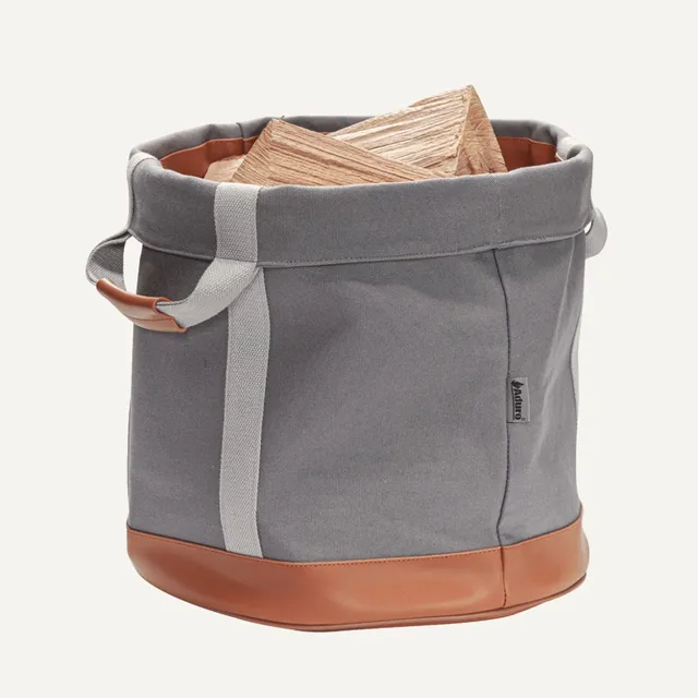 aduro-proline-holztasche-grau-aus-kanevas-und-leder image 1