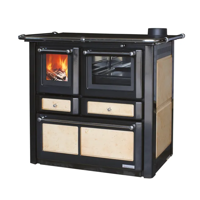 wamsler-dauerbrandherd-k85f-ii-keramik-antik-holzherd-6-kw image 1