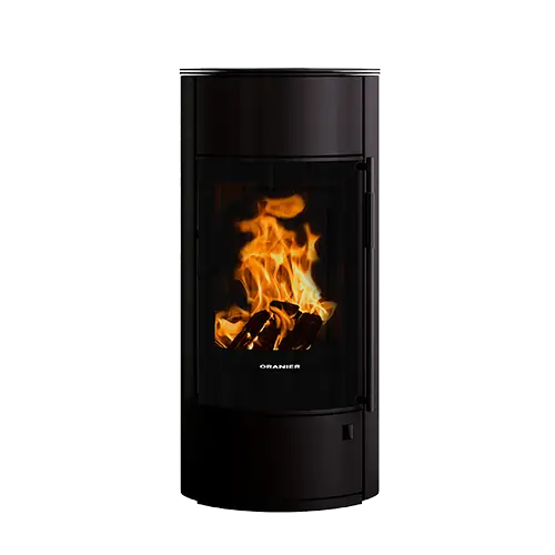 oranier-polar-neo-pureblack-w-kaminofen-deepblack image 1
