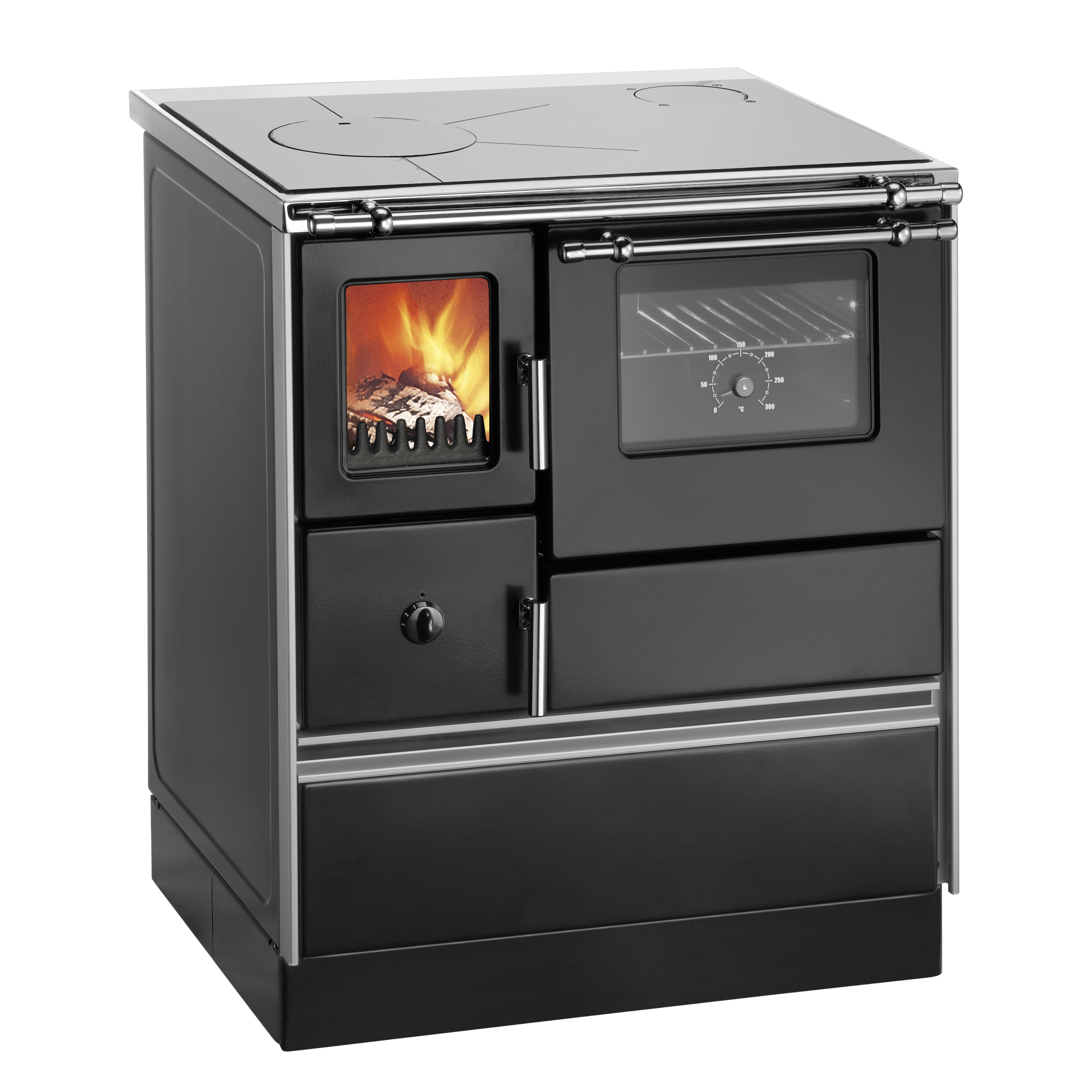 wamsler-dauerbrandherd-70f-style-schwarz-kaminofen image 1