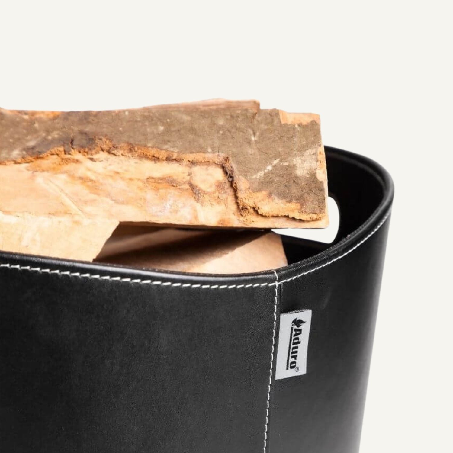 aduro-proline-holzkorb-39-cm-imitat-leder image 5