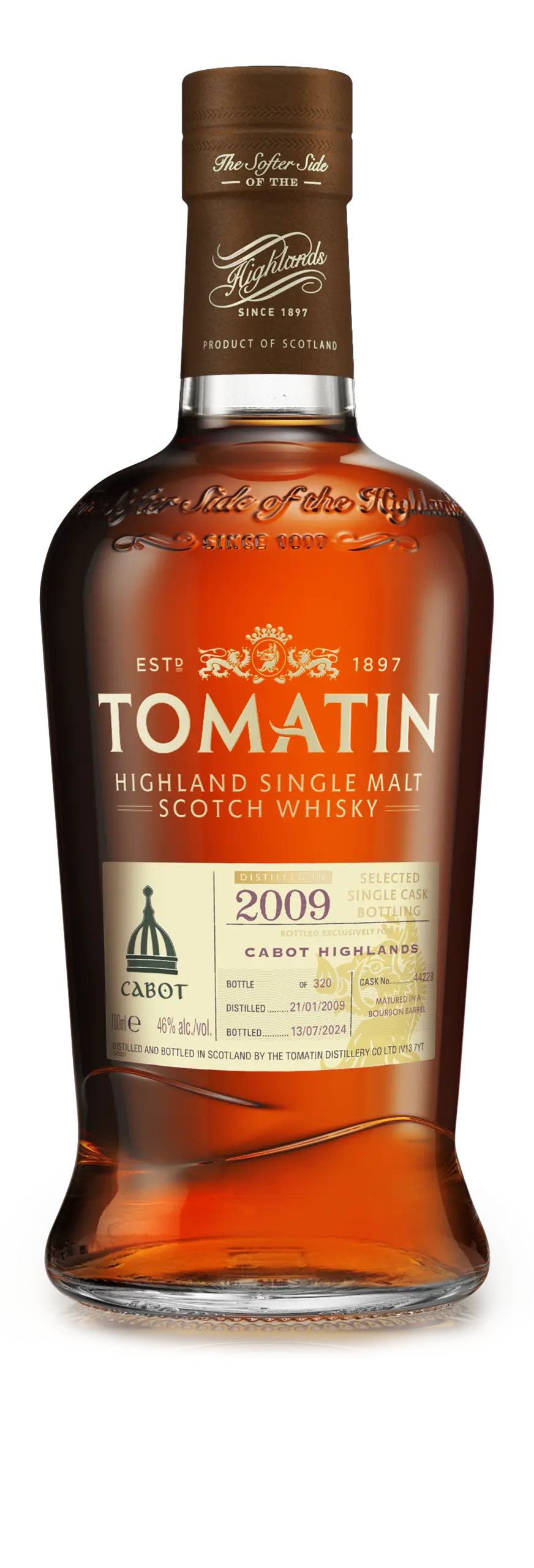 tomatin-cabot-highlands-15-jahre-single-malt-scotch-whisky-bourbon-barrel image 1