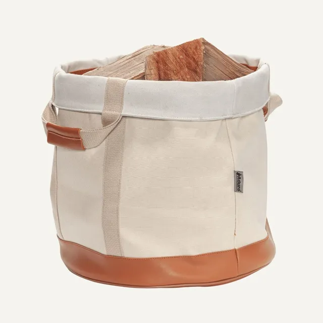 aduro-proline-holztasche-beige-aus-canvas-und-leder image 1