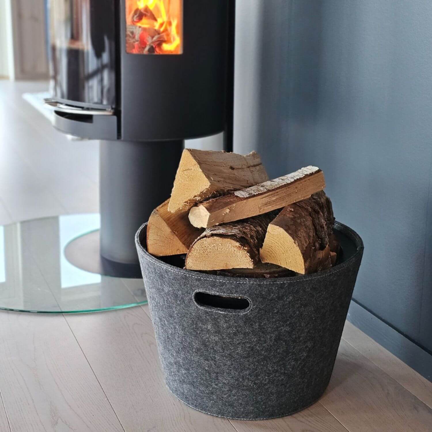 aduro-proline-holzkorb-45-grauer-filz-mit-griffen image 4