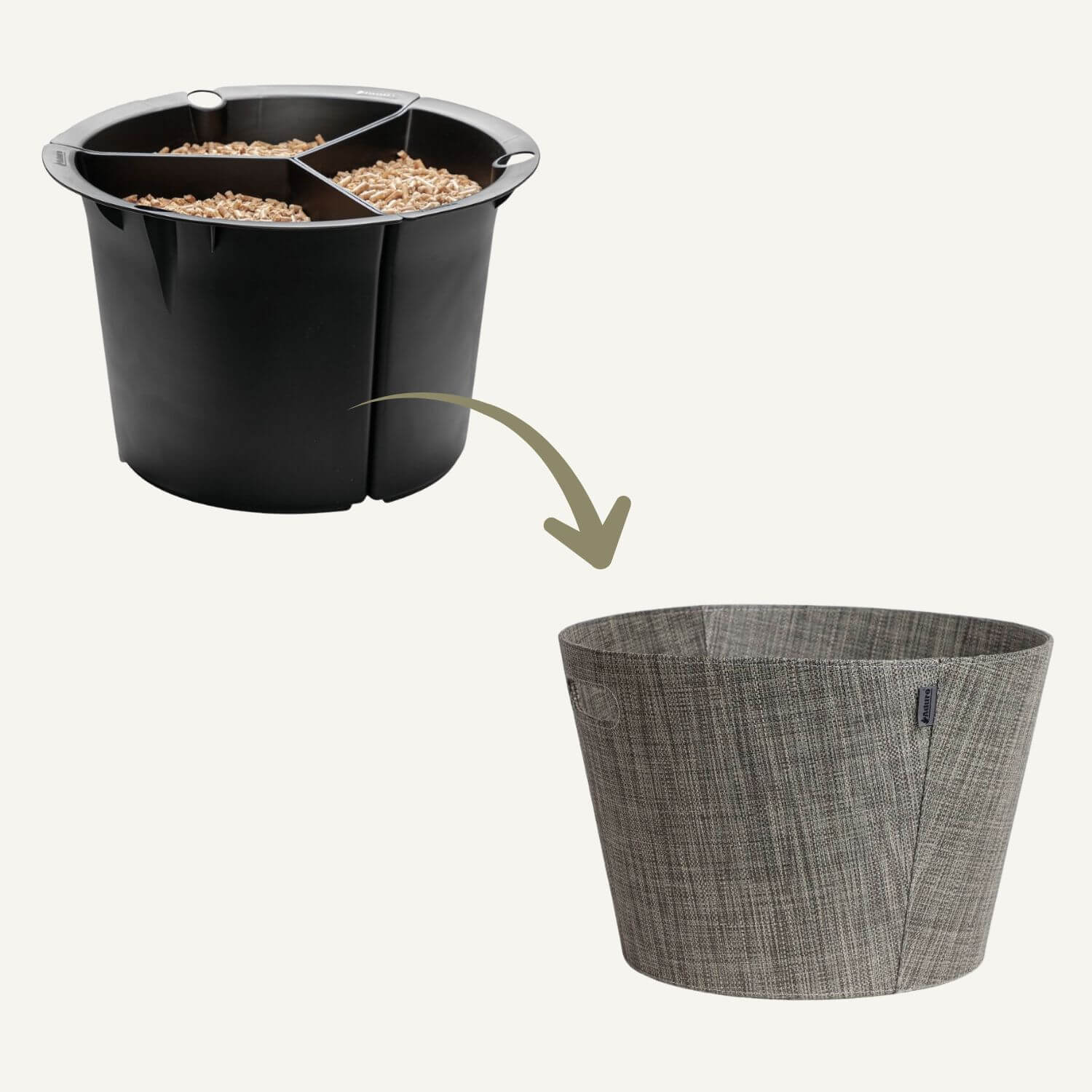 aduro-korbset-f-r-holzpellets-pet-schwarz-proline image 1